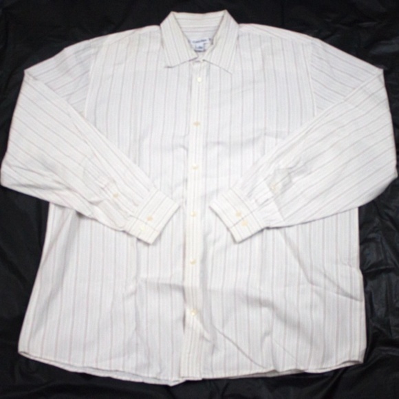 Calvin Klein Men's Long Sleeve Button Front Shirt Size XL - Picture 6 of 7